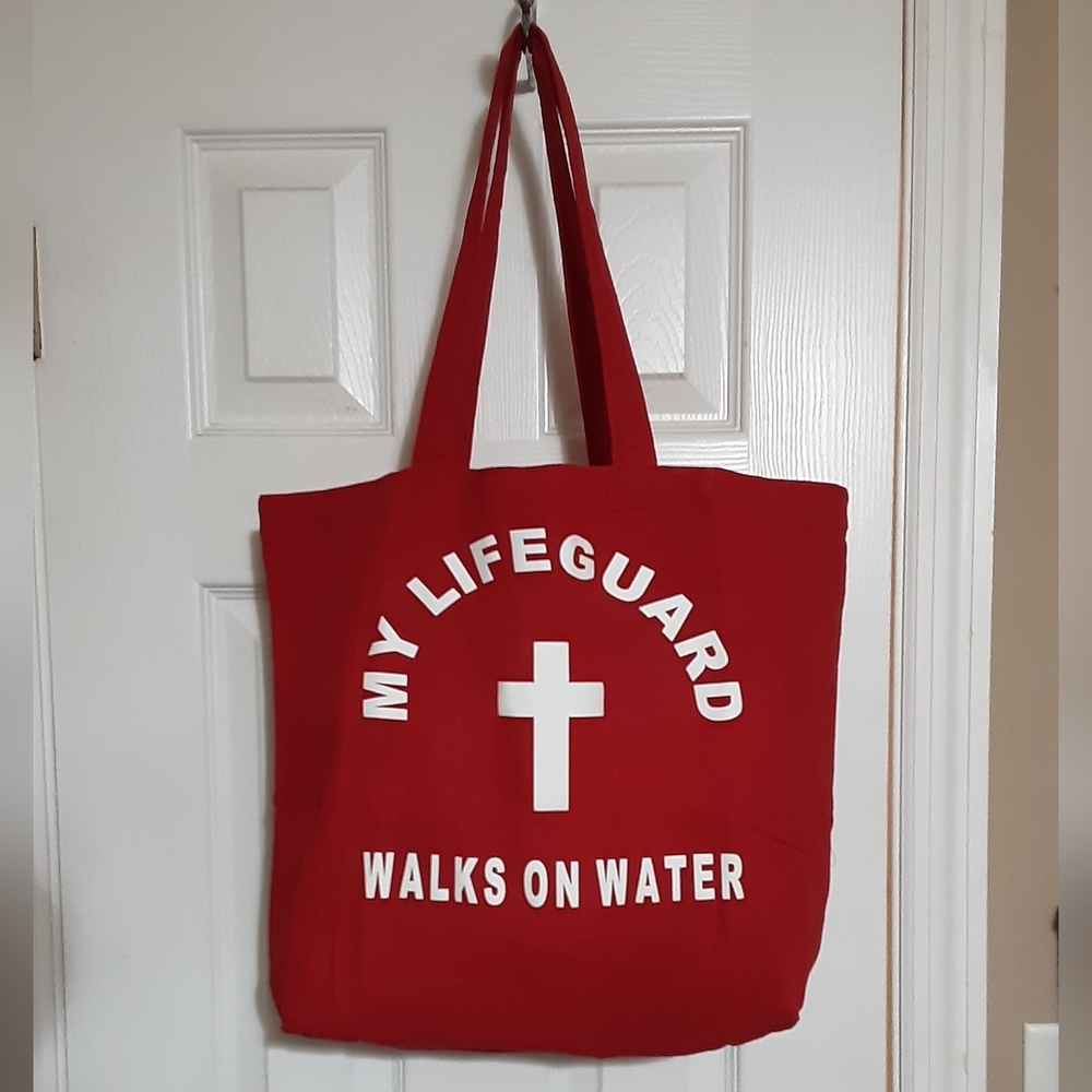 Handmade Cotton Reusable Tote 17" X 14"